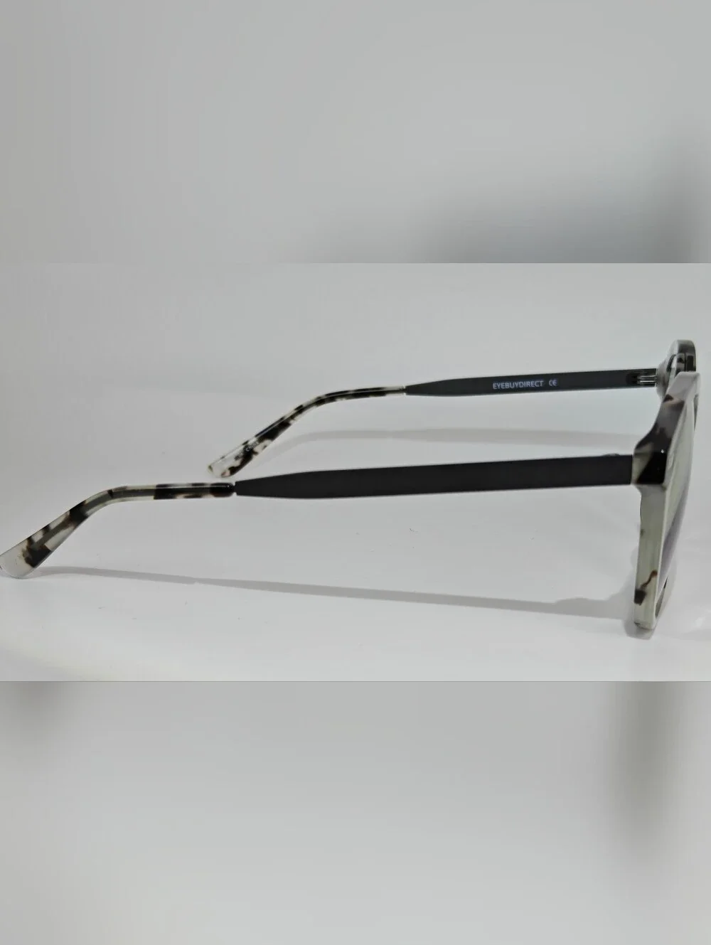 Trekker. Round Tortoiseshell Metal-Bridge Eyeglasses - Gray/Black